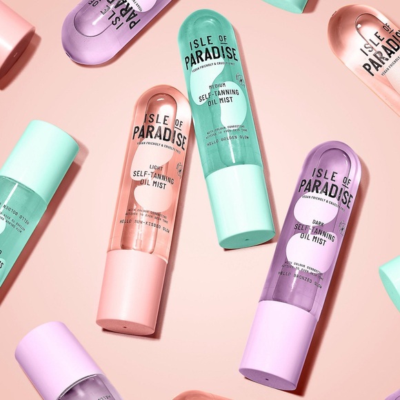 Isle of Paradise Self Tanning Body Oil Mist easy + gives gorgeous lasting tan - Picture 2 of 7